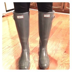 Gray Hunter Rainboots